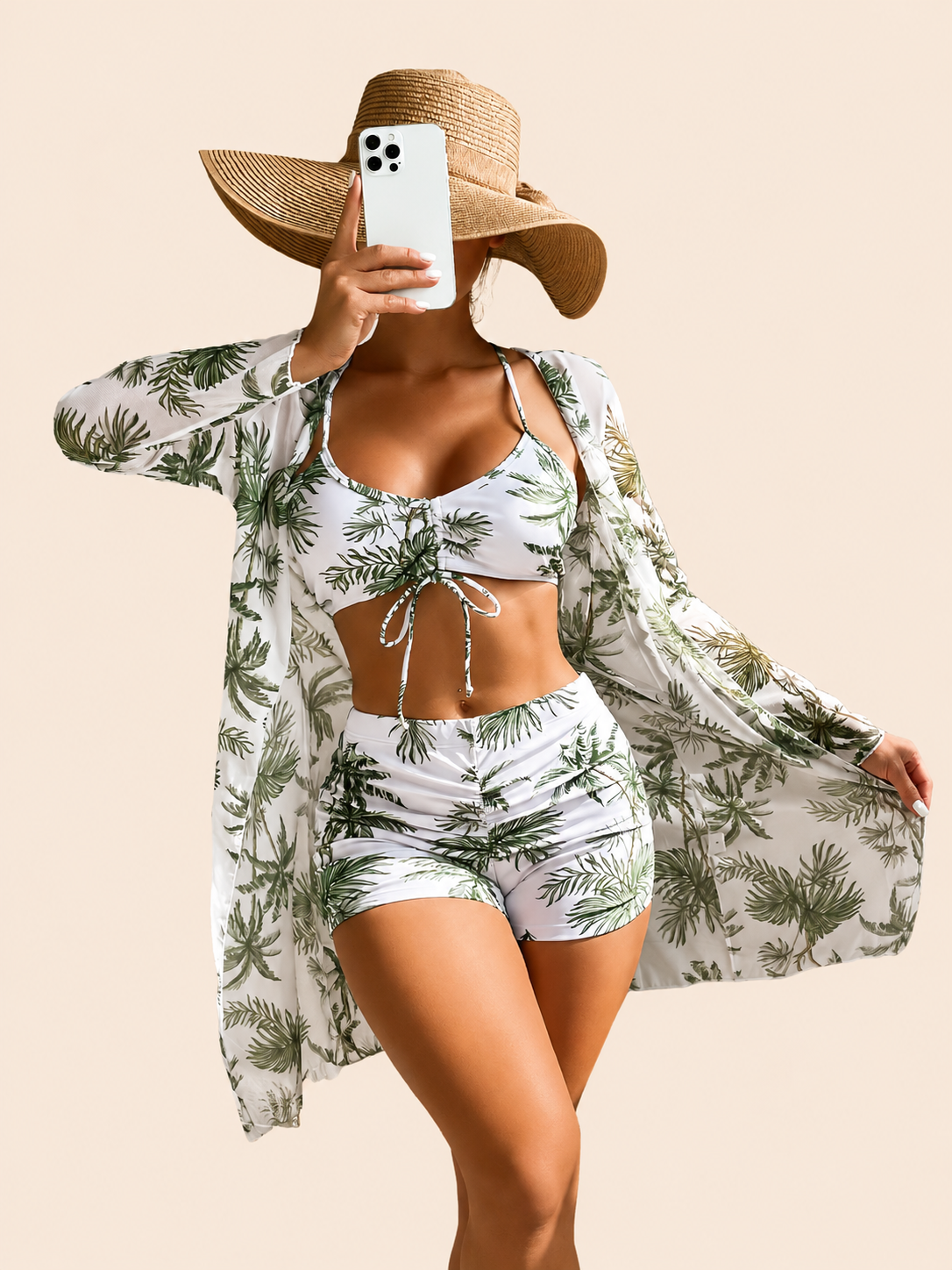 Linda Three-piece Casual Beach wear